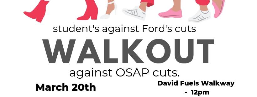 Wilfrid Laurier Brantford Campus Walkout: March 20th at Noon